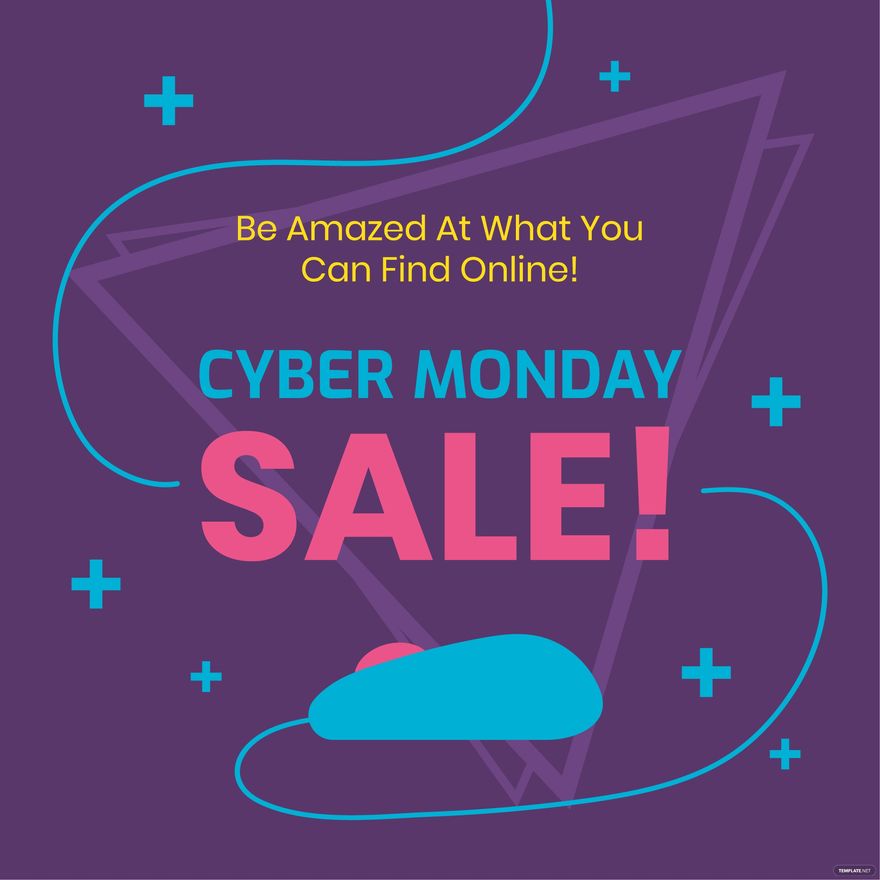 Cyber Monday Message Vector