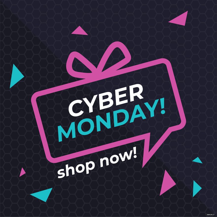Cyber Monday Graphic Vector in Illustrator, PSD, EPS, SVG, PNG, JPEG