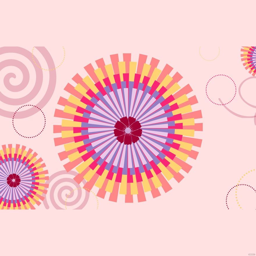 Free Girly Swirl Background in Illustrator, EPS, SVG, JPG, PNG
