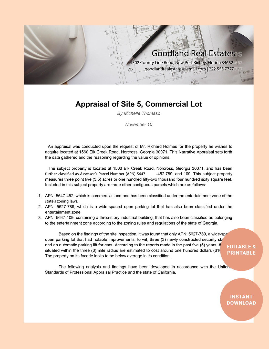 narrative-appraisal-report-template-in-word-google-docs-download