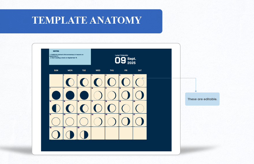 Lunar Calendar September 2025