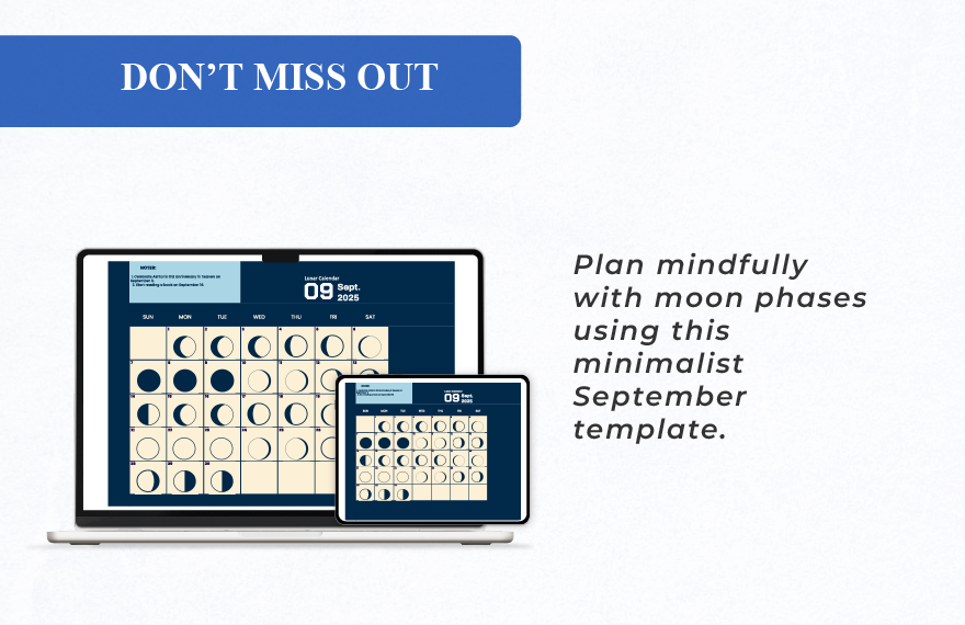 Lunar Calendar September 2025