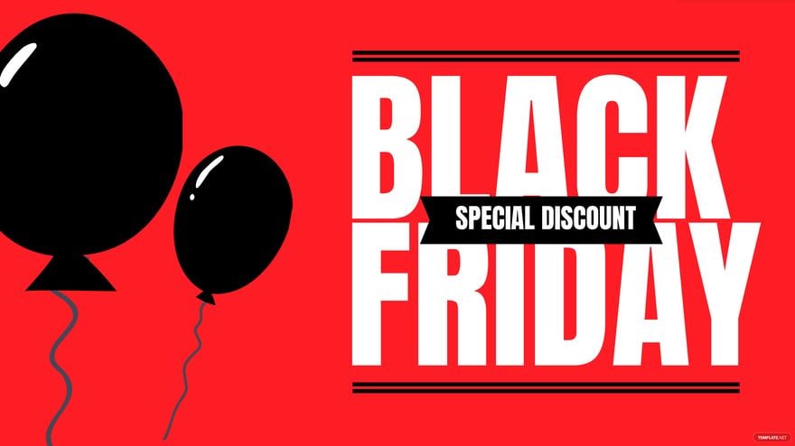 Black Friday Red Background
