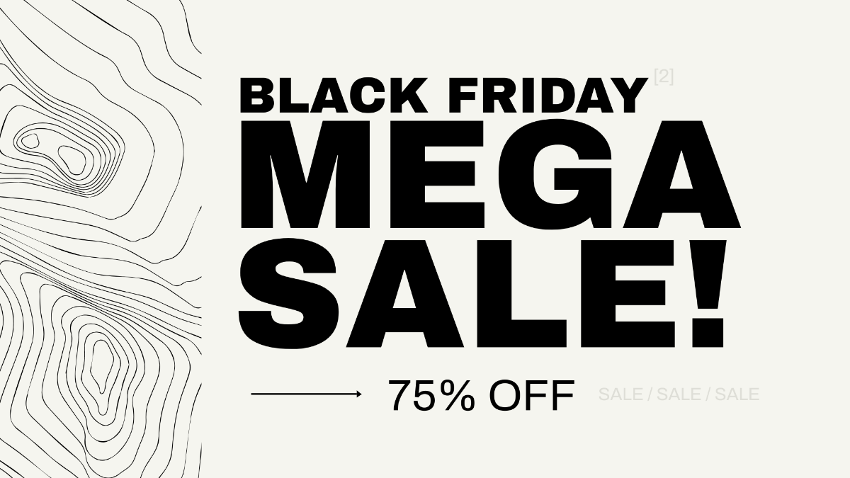 Black Friday White Background Template