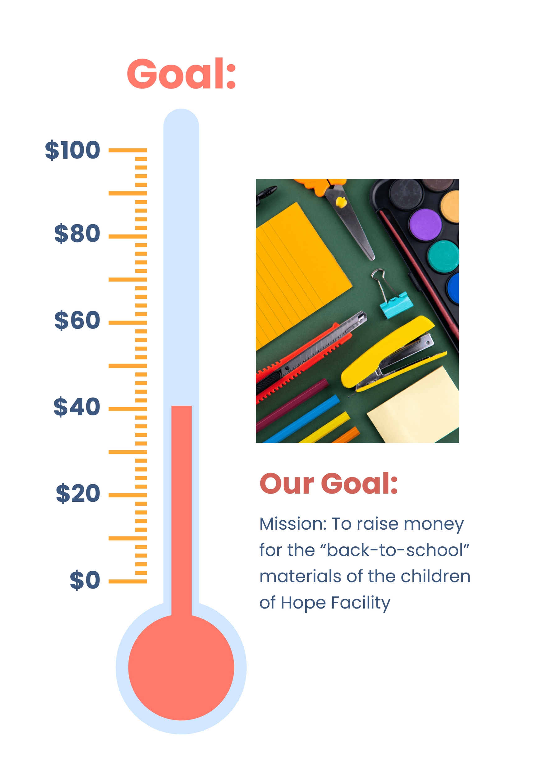 Fundraising Chart Templates In Illustrator PDF Download Template