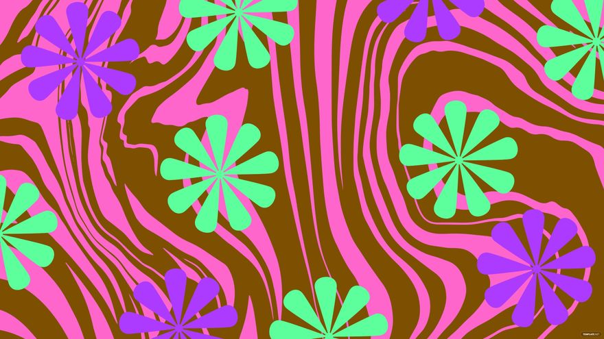 Free Trippy Hippie Background - Download in Illustrator, EPS, SVG