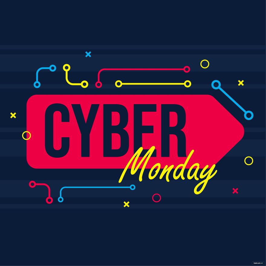 Free Cyber Monday Design Clipart in Illustrator, PSD, EPS, SVG, JPG, PNG