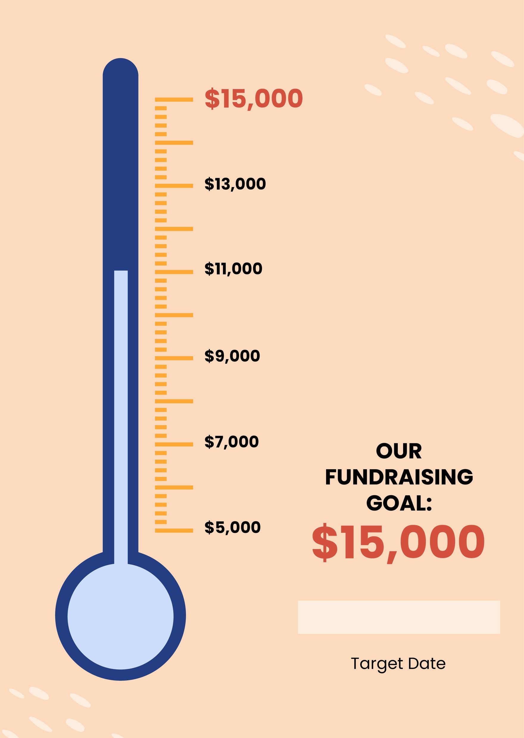 Free Fundraising Money Chart in PDF, Illustrator