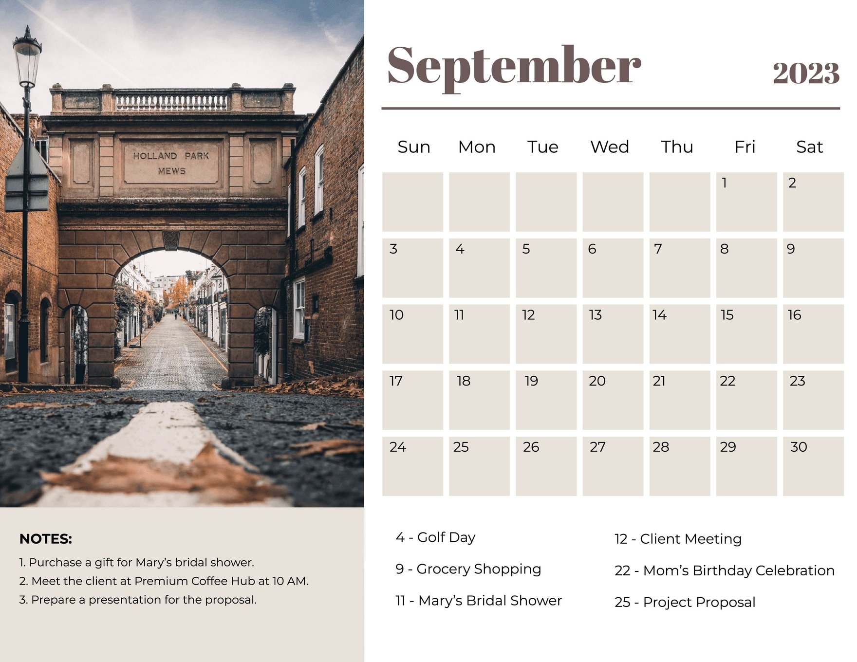 Free September 2023 Calendar Template Download In Word Google Docs 