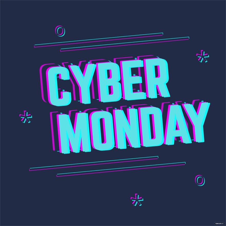 Free Cyber Monday Vector in Illustrator, PSD, EPS, SVG, JPG, PNG