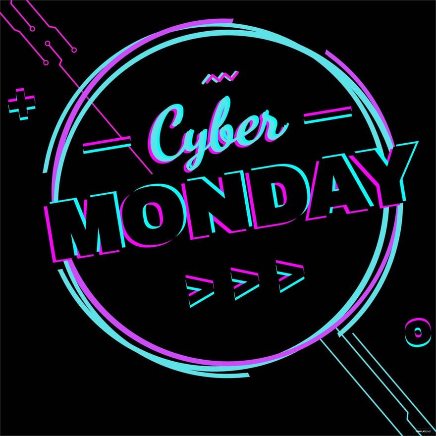 Free Cyber Monday Illustration