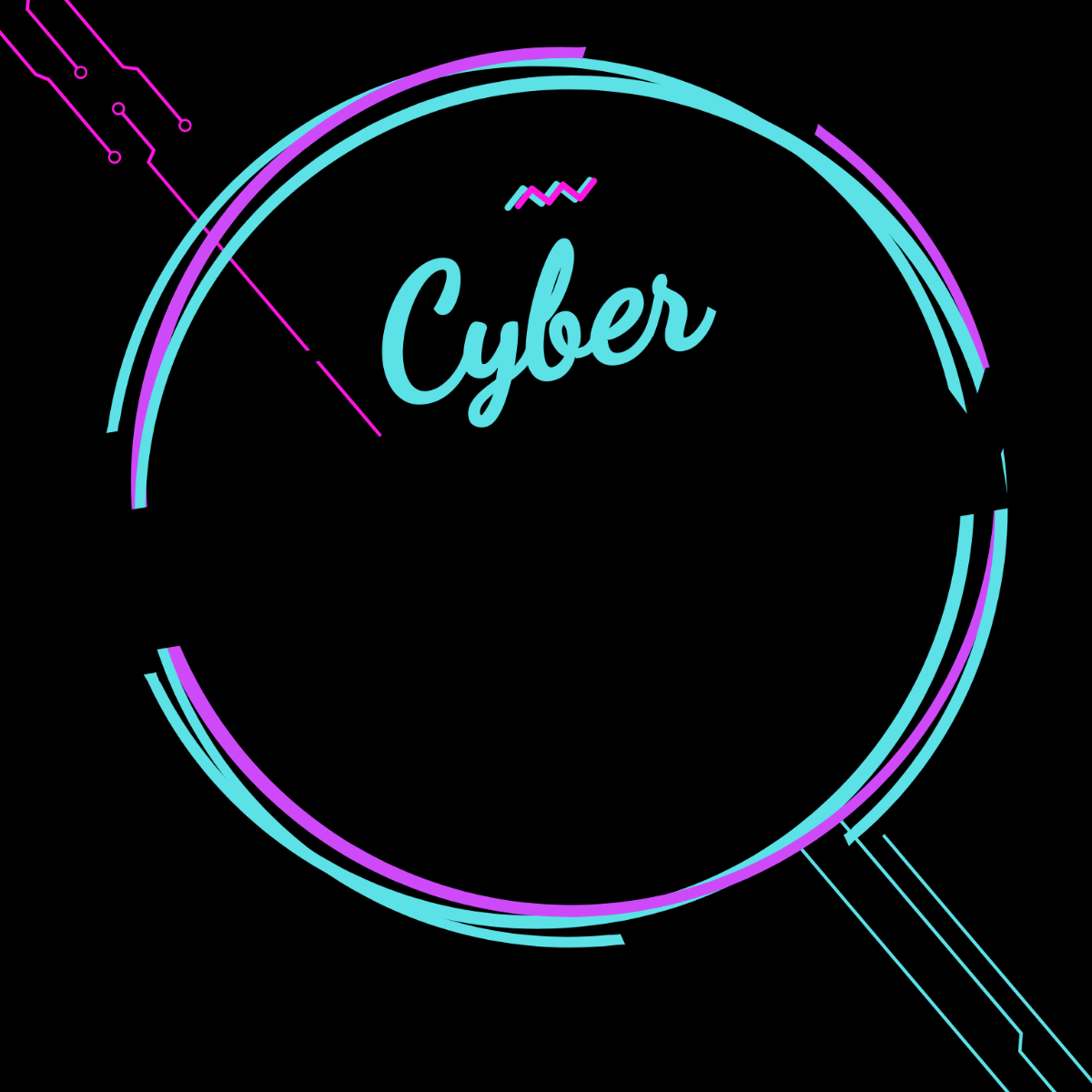 Cyber Monday Illustration Template