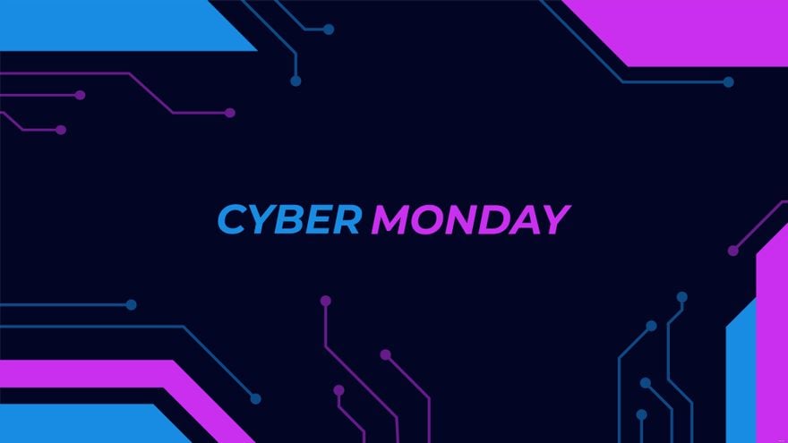 Free Cyber Monday Abstract Background in PDF, Illustrator, PSD, EPS, SVG, PNG, JPEG