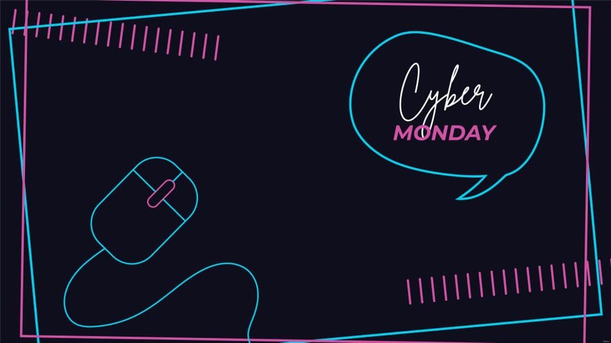 Cyber Monday Picture Background