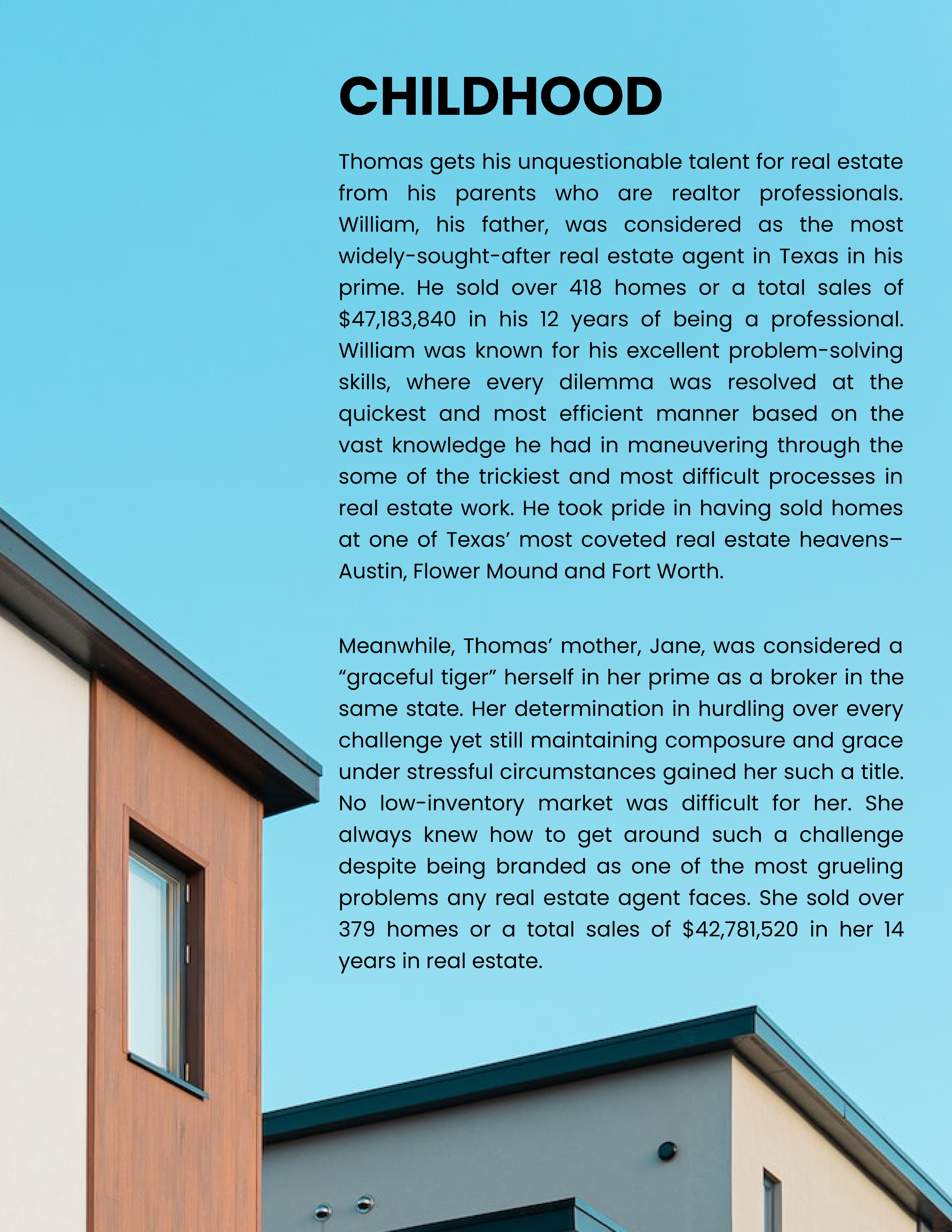 Free Real Estate Agent Biography Template to Edit Online