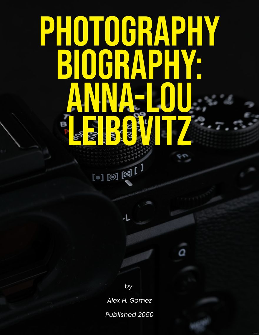Photography Biography