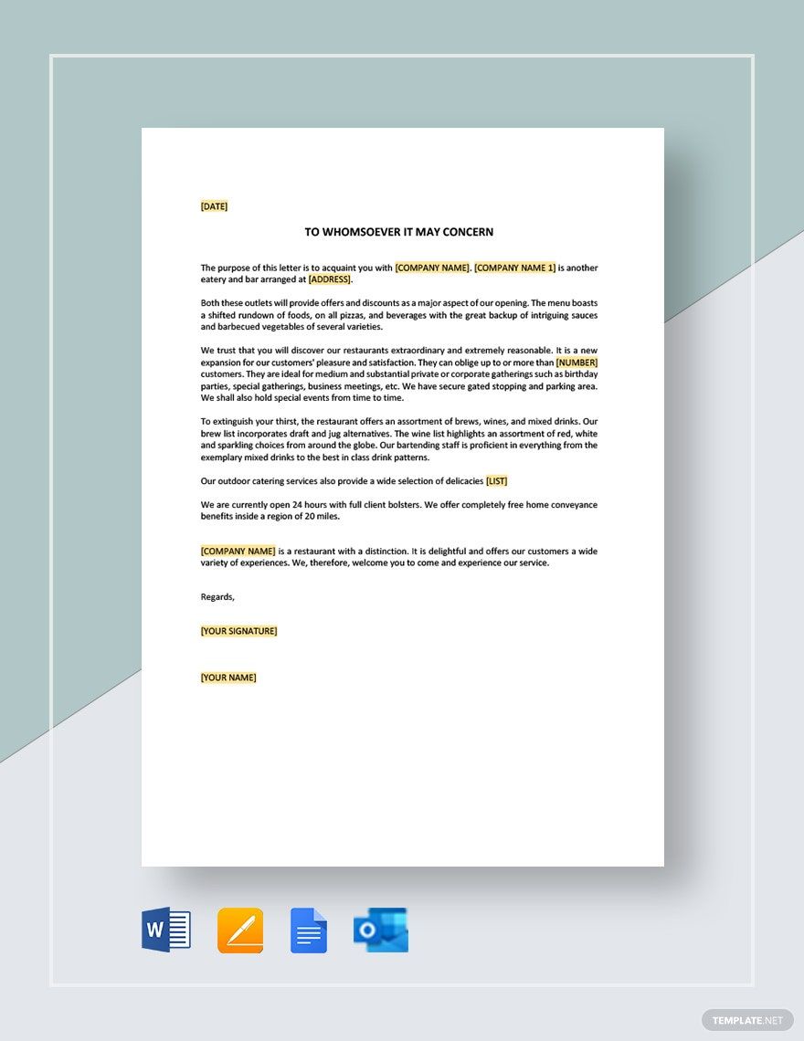 Startup Company Introduction Letter Template - Google Docs, Word, Apple ...