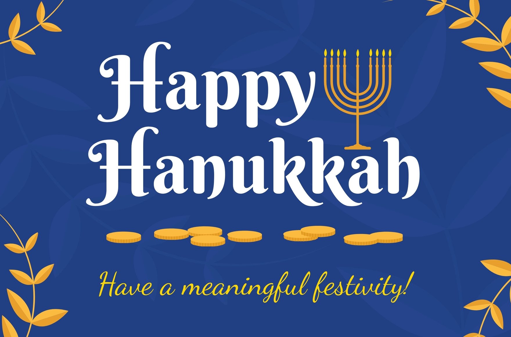 Free Hanukkah Banner in Illustrator, PSD, EPS, SVG, JPG, PNG