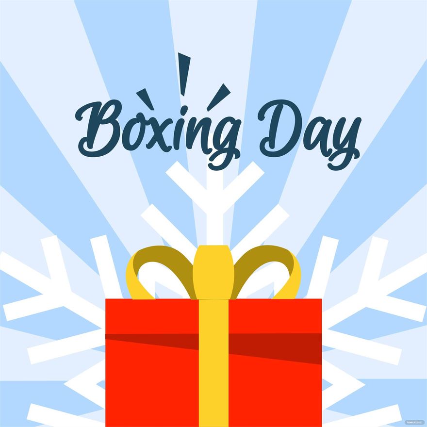 Free Boxing Day Vector in Illustrator, PSD, EPS, SVG, JPG, PNG