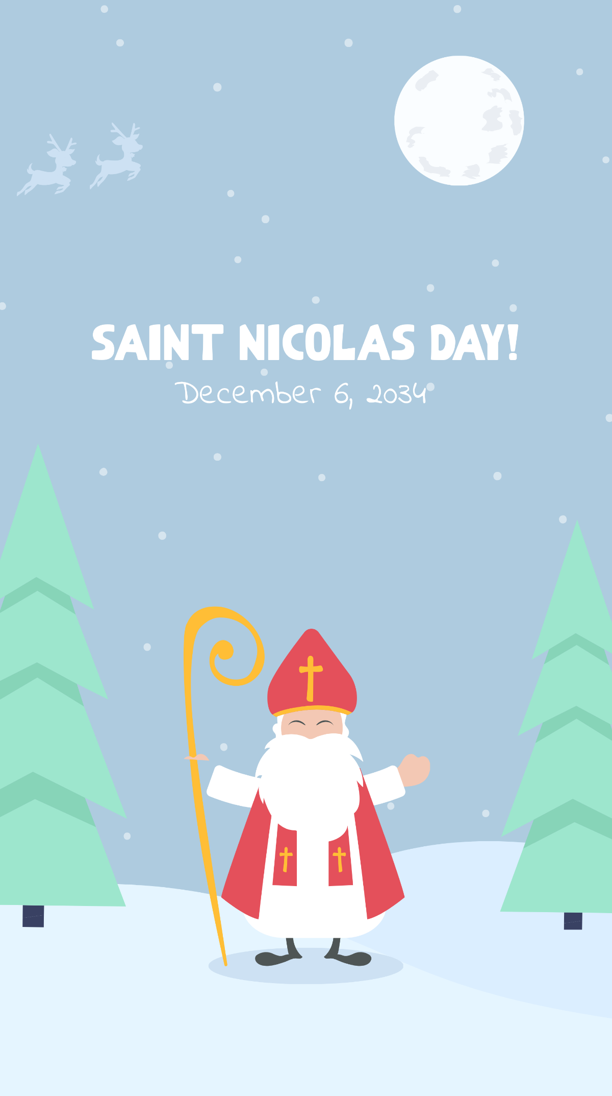 Saint Nicholas Day Instagram Story Template