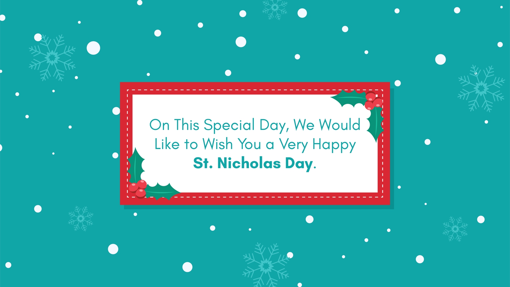 Saint Nicholas Day YouTube Cover