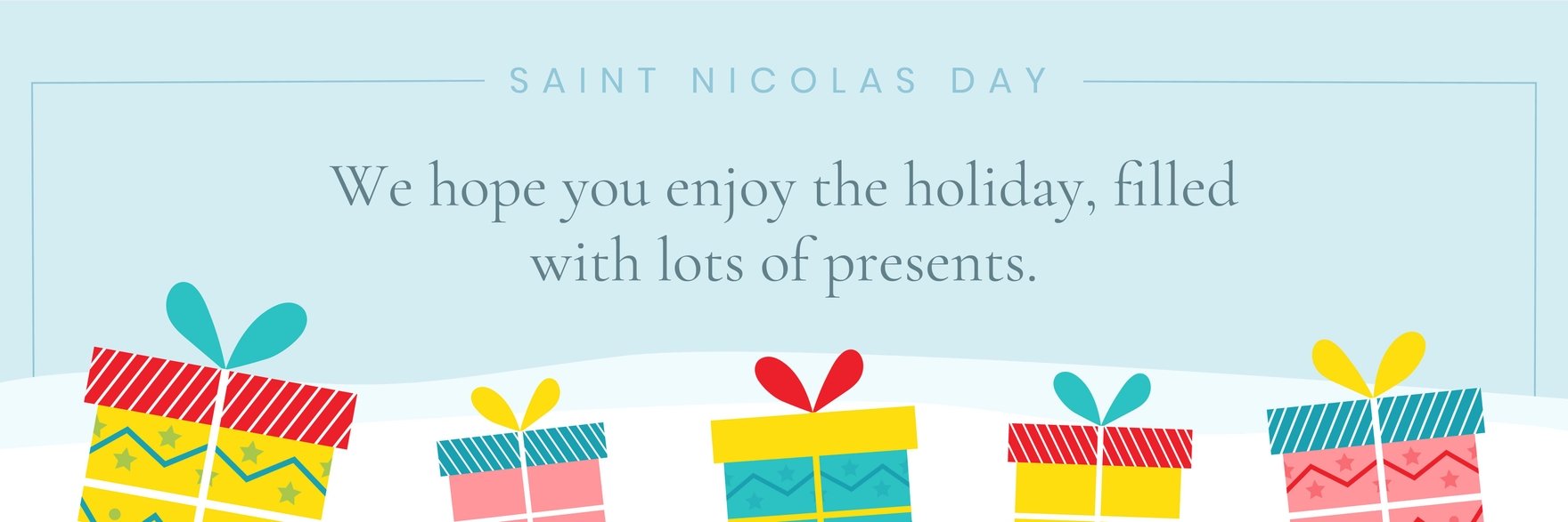 Saint Nicholas Day Twitter Banner