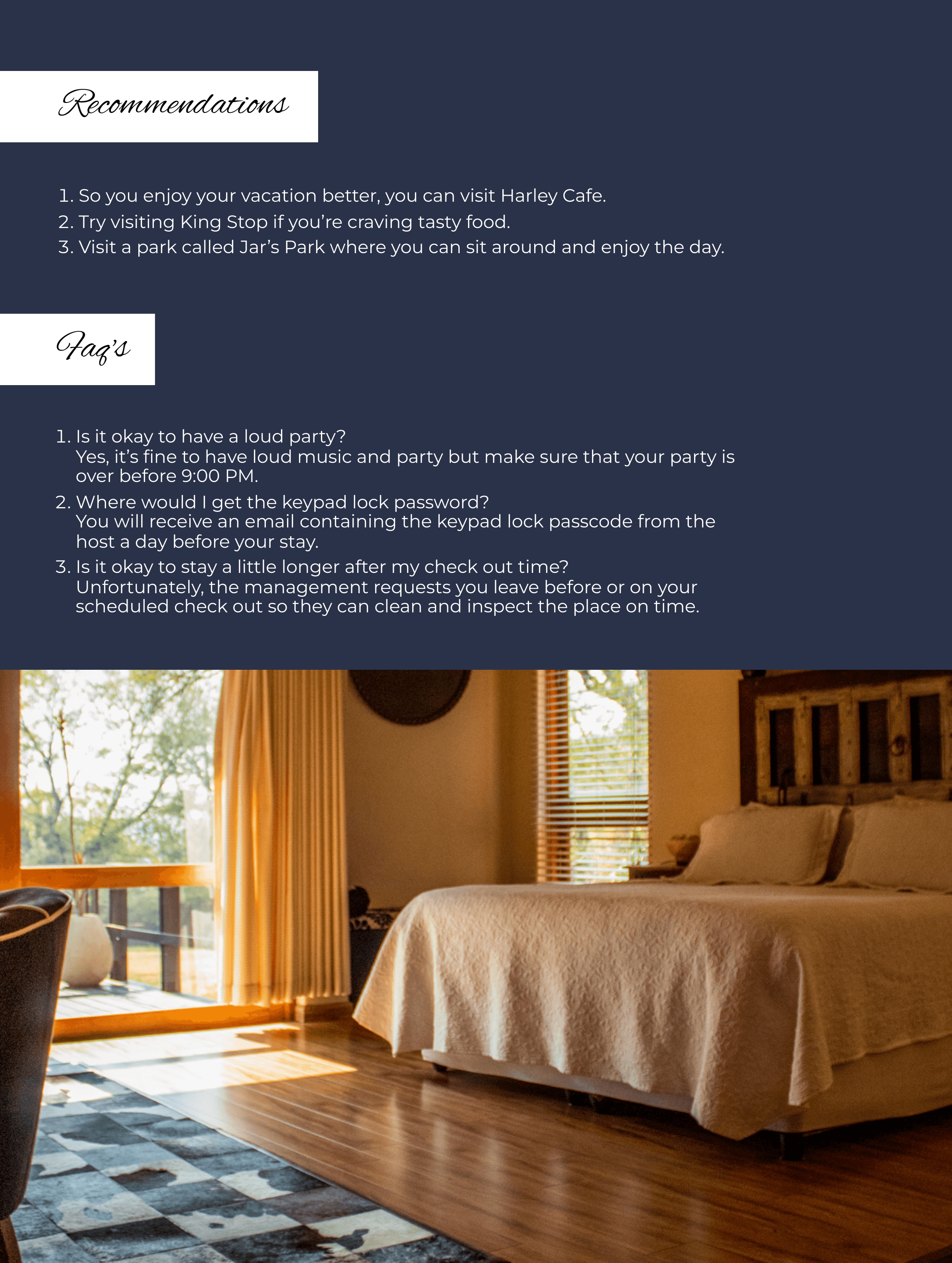 Free Modern Airbnb Welcome Book Template to Edit Online