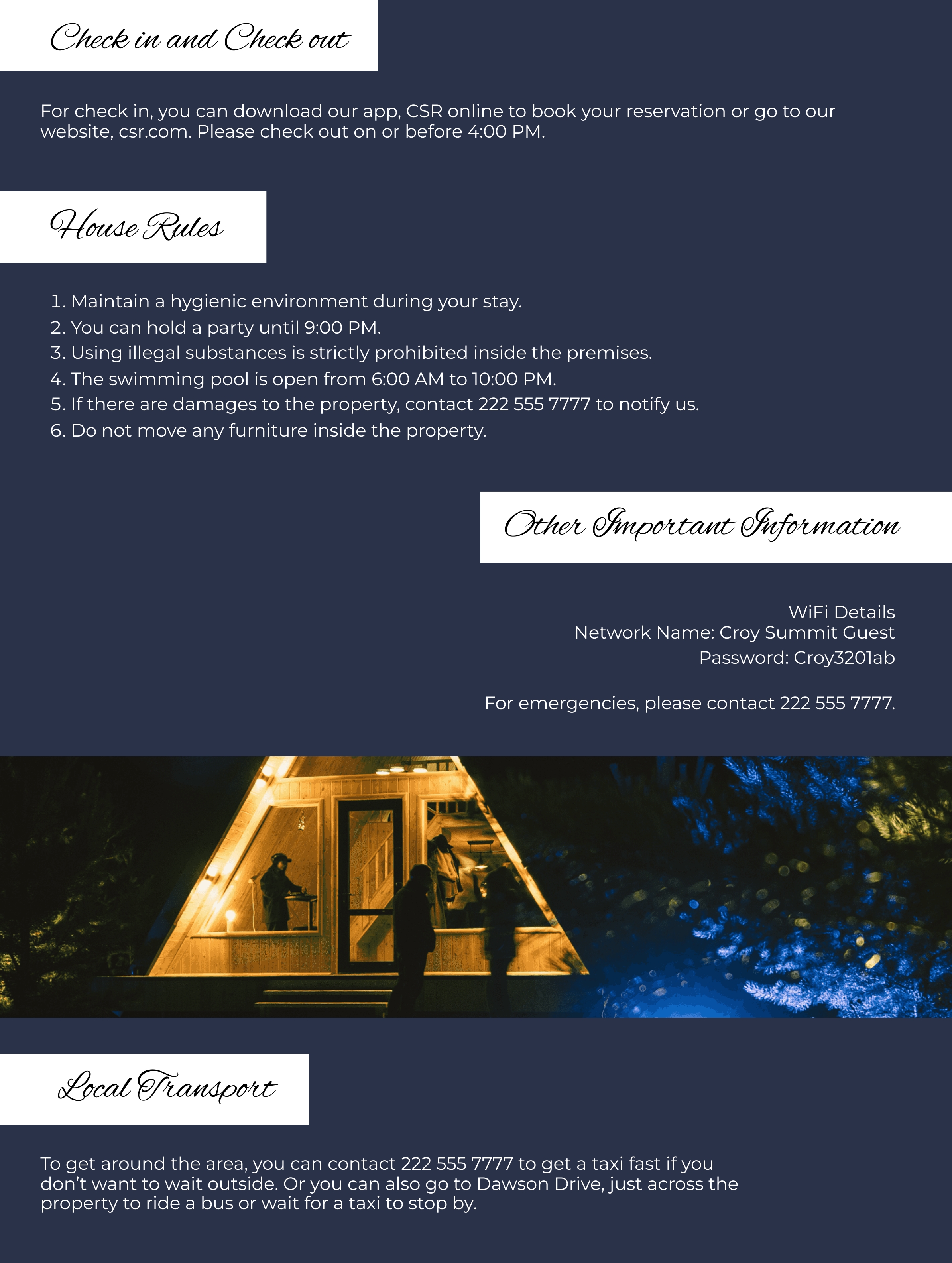 Free Modern Airbnb Welcome Book Template to Edit Online
