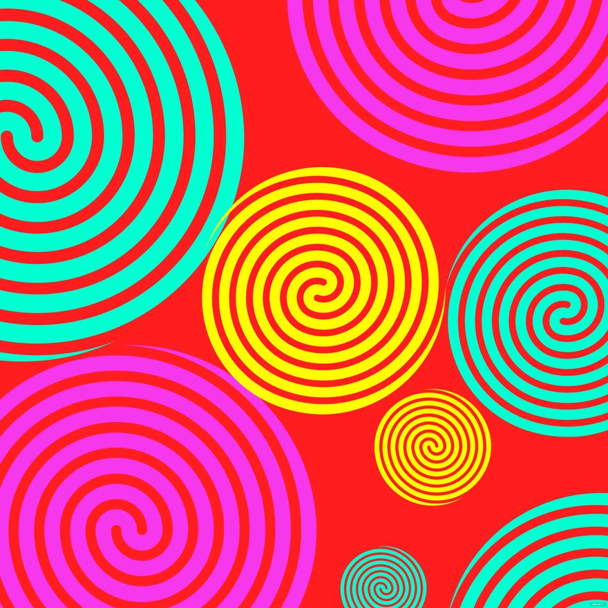 Free Swirl Trippy Background in Illustrator, EPS, SVG, JPG, PNG