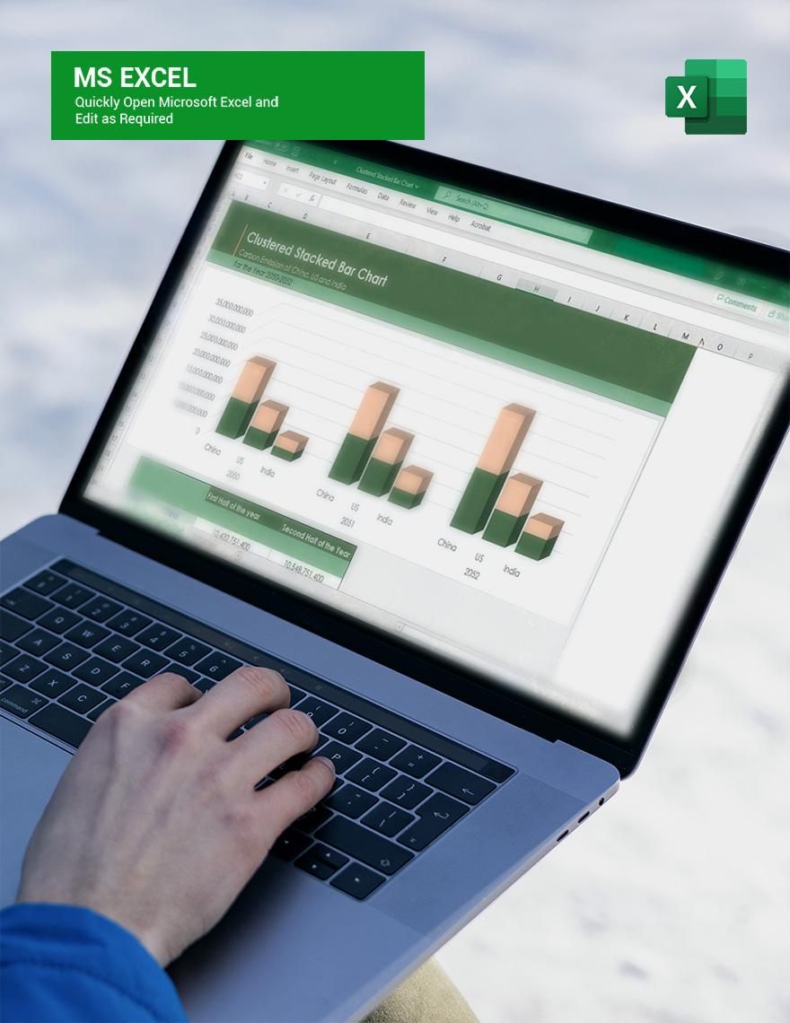 Clustered Stacked Bar Chart - Google Sheets, Excel | Template.net