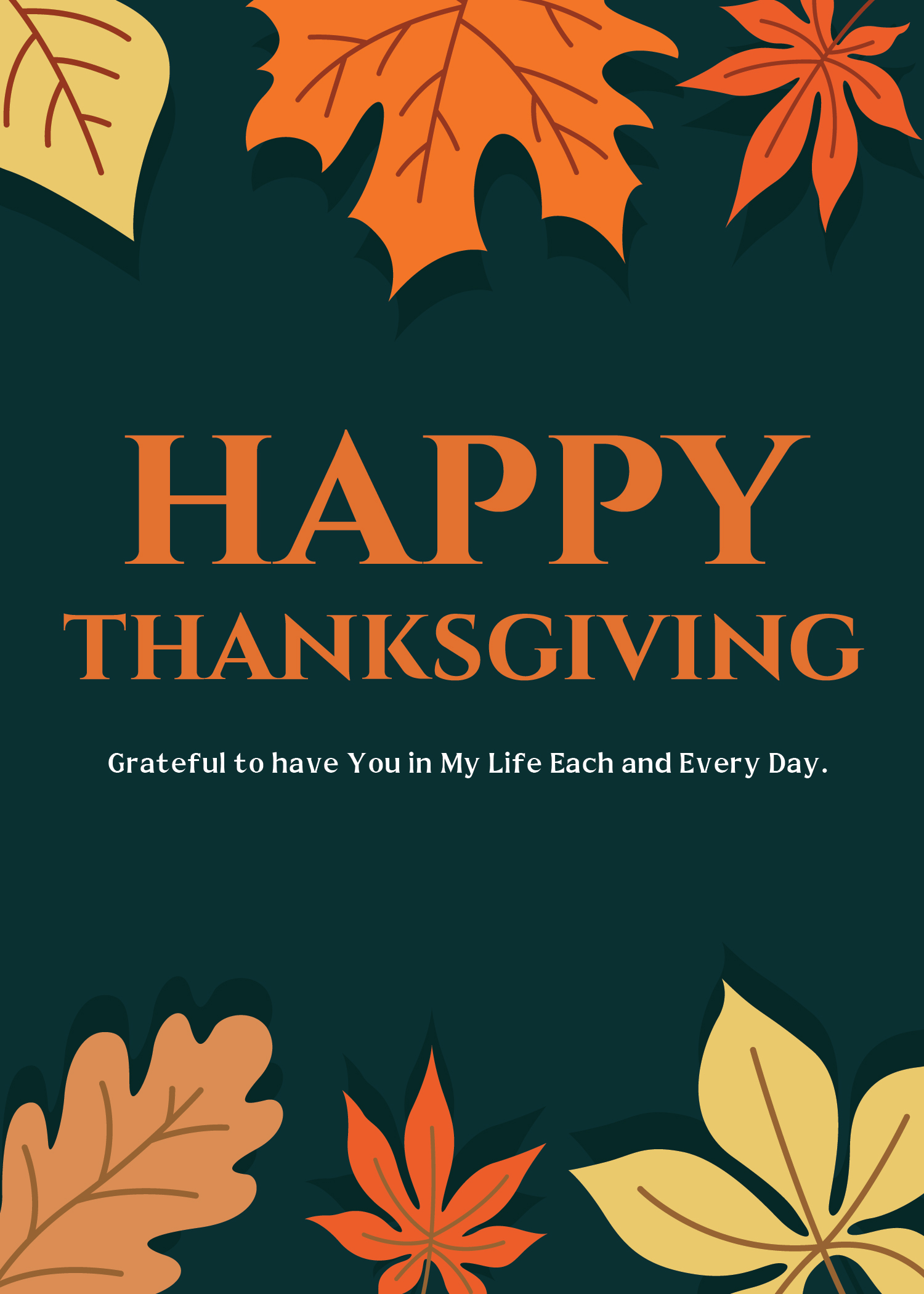 Thanksgiving Card Messages