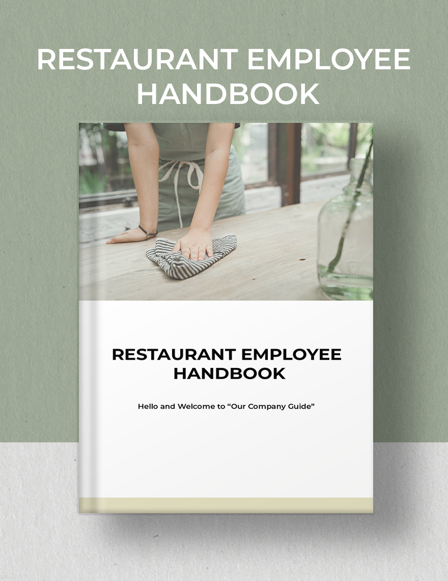 Restaurant Employee Handbook Template