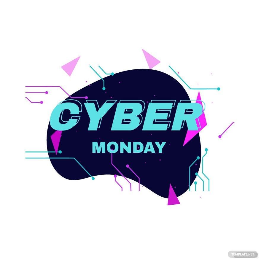 Happy Cyber Monday Clipart