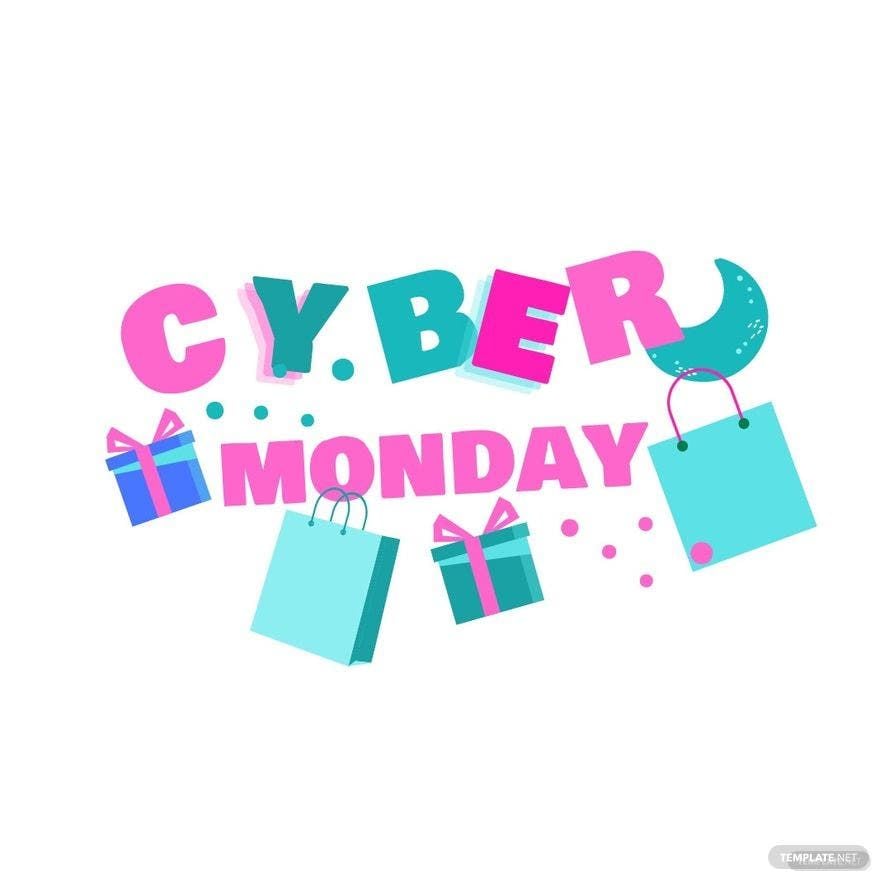 Cute Cyber Monday Clipart
