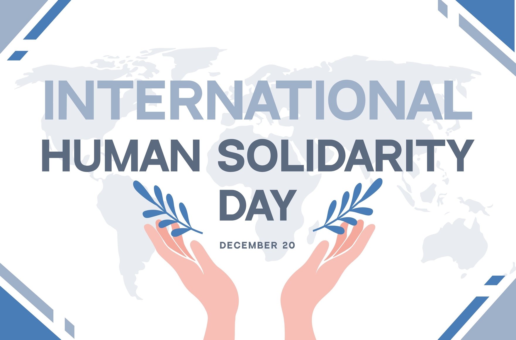 International Human Solidarity Day Banner