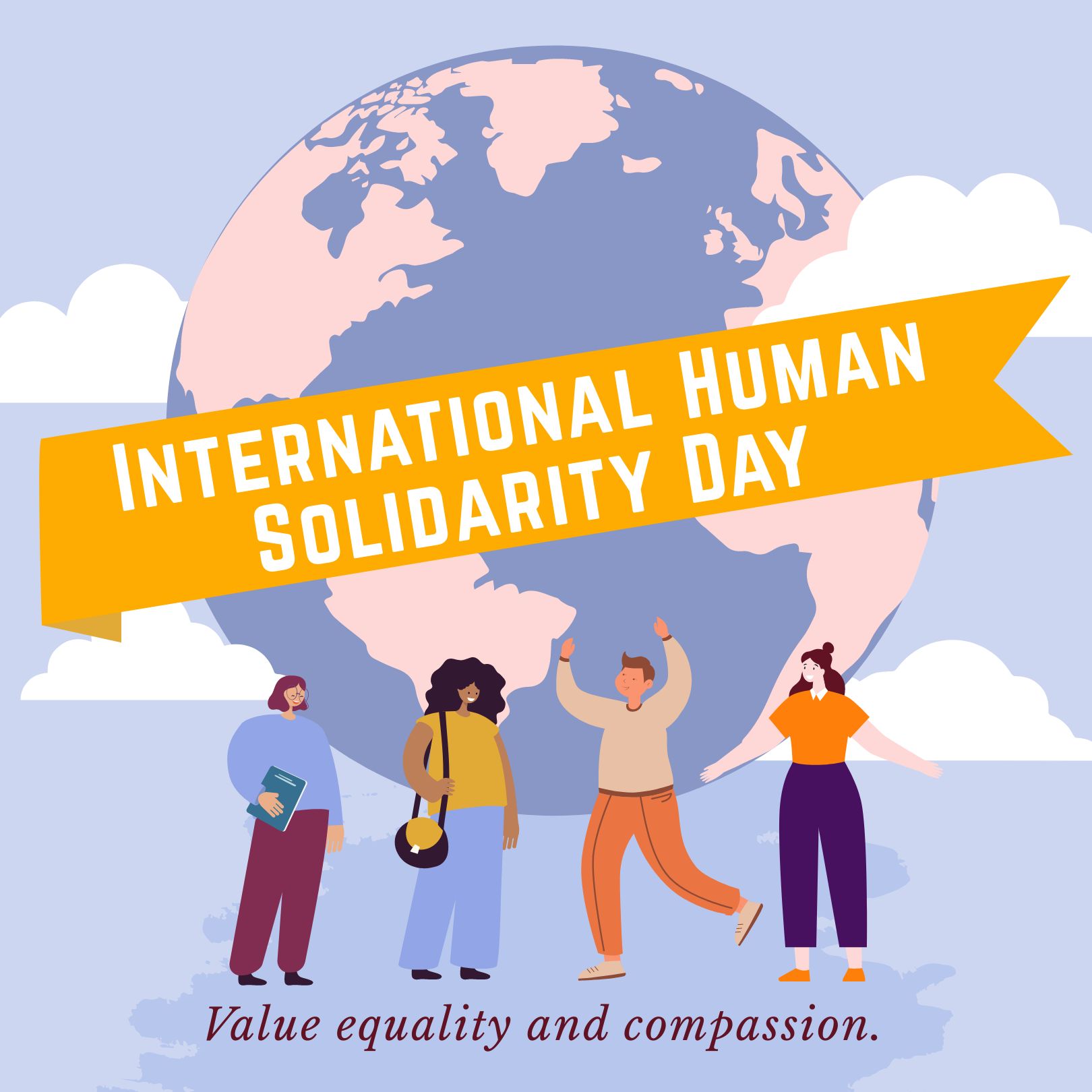 International Human Solidarity Day Instagram Post