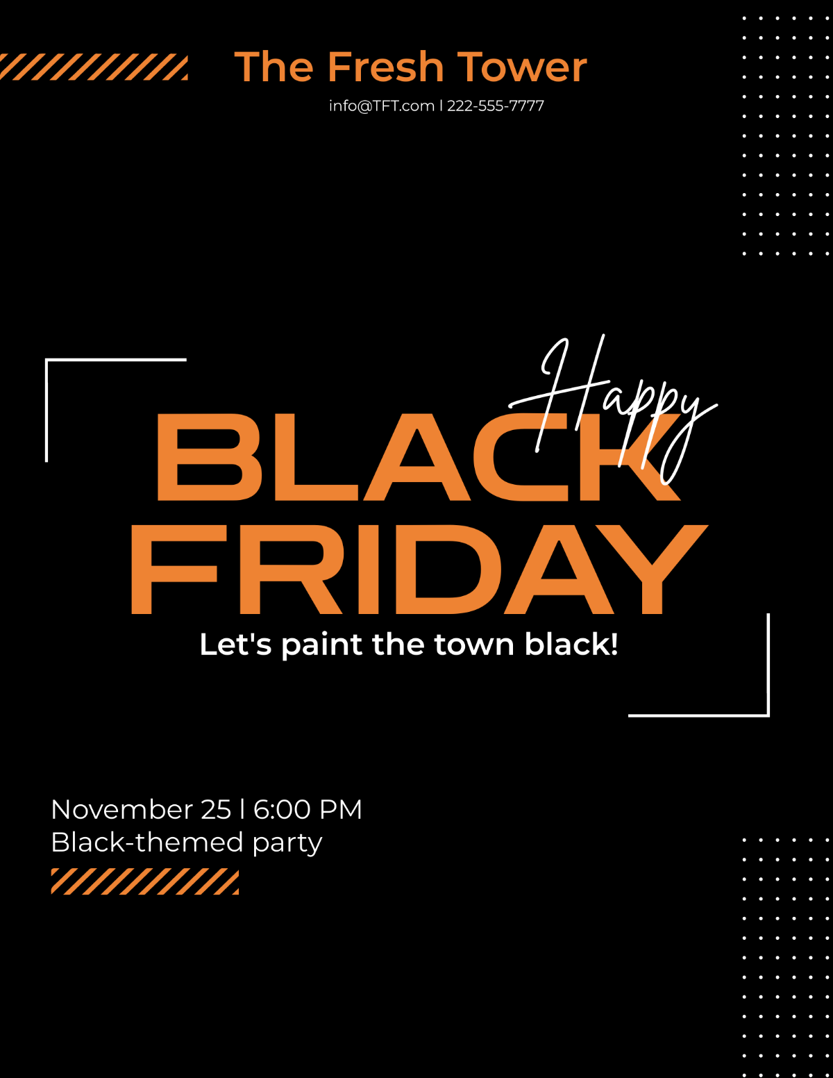 Happy Black Friday Flyer Template