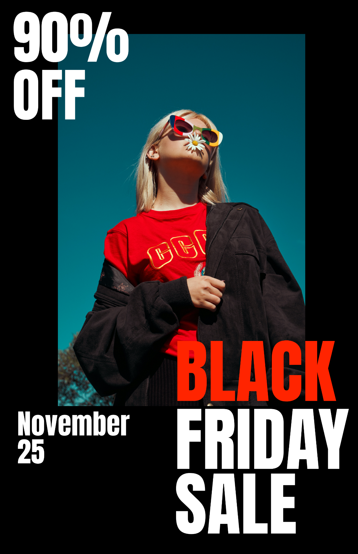 Black Friday Advertisement Poster Template
