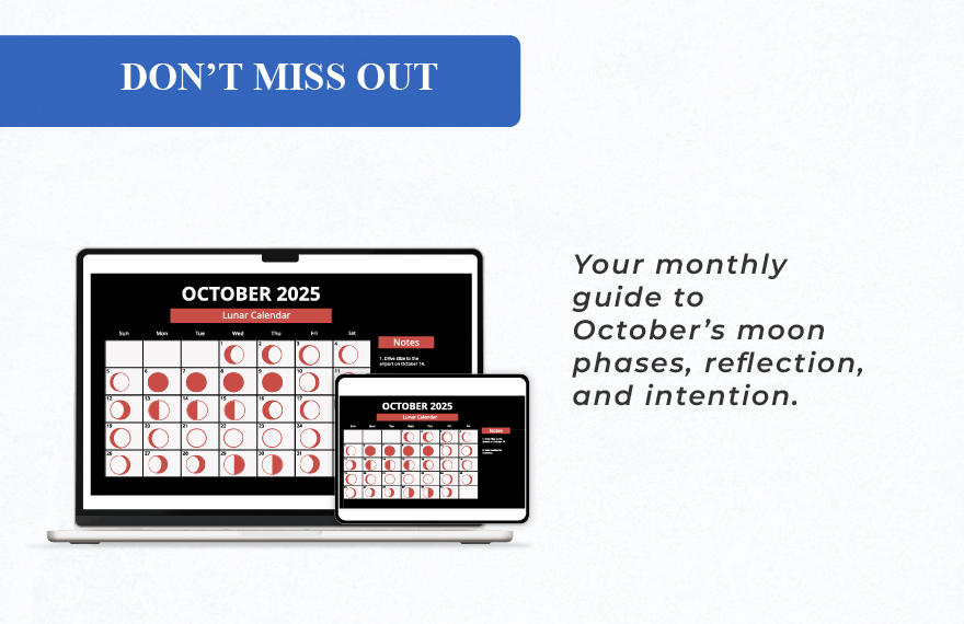 Lunar Calendar October 2025