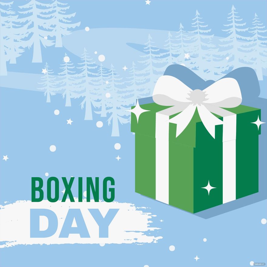 Free Boxing Day Graphic Vector in Illustrator, PSD, EPS, SVG, JPG, PNG