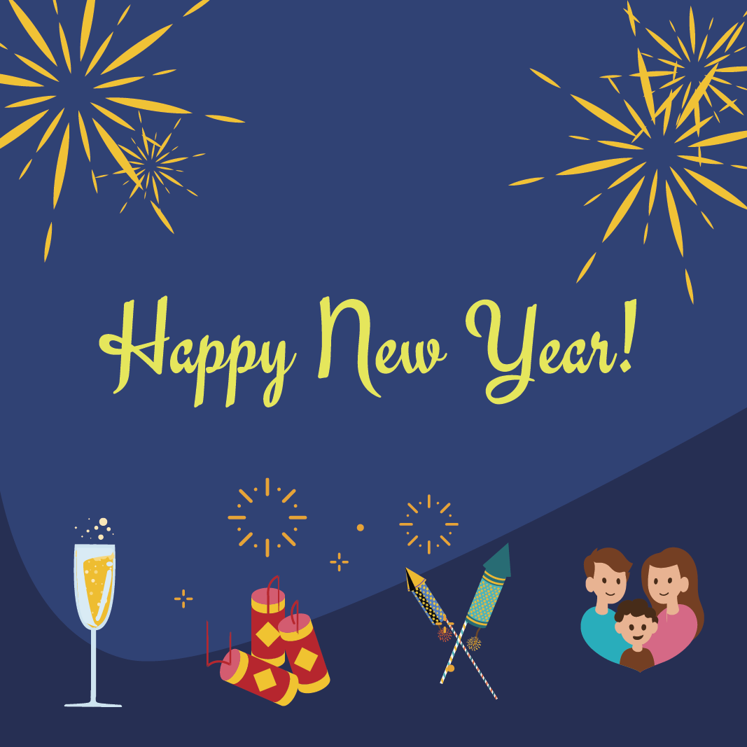 New Year's Eve Graphic Vector in Illustrator, PSD, EPS, SVG, JPG, PNG
