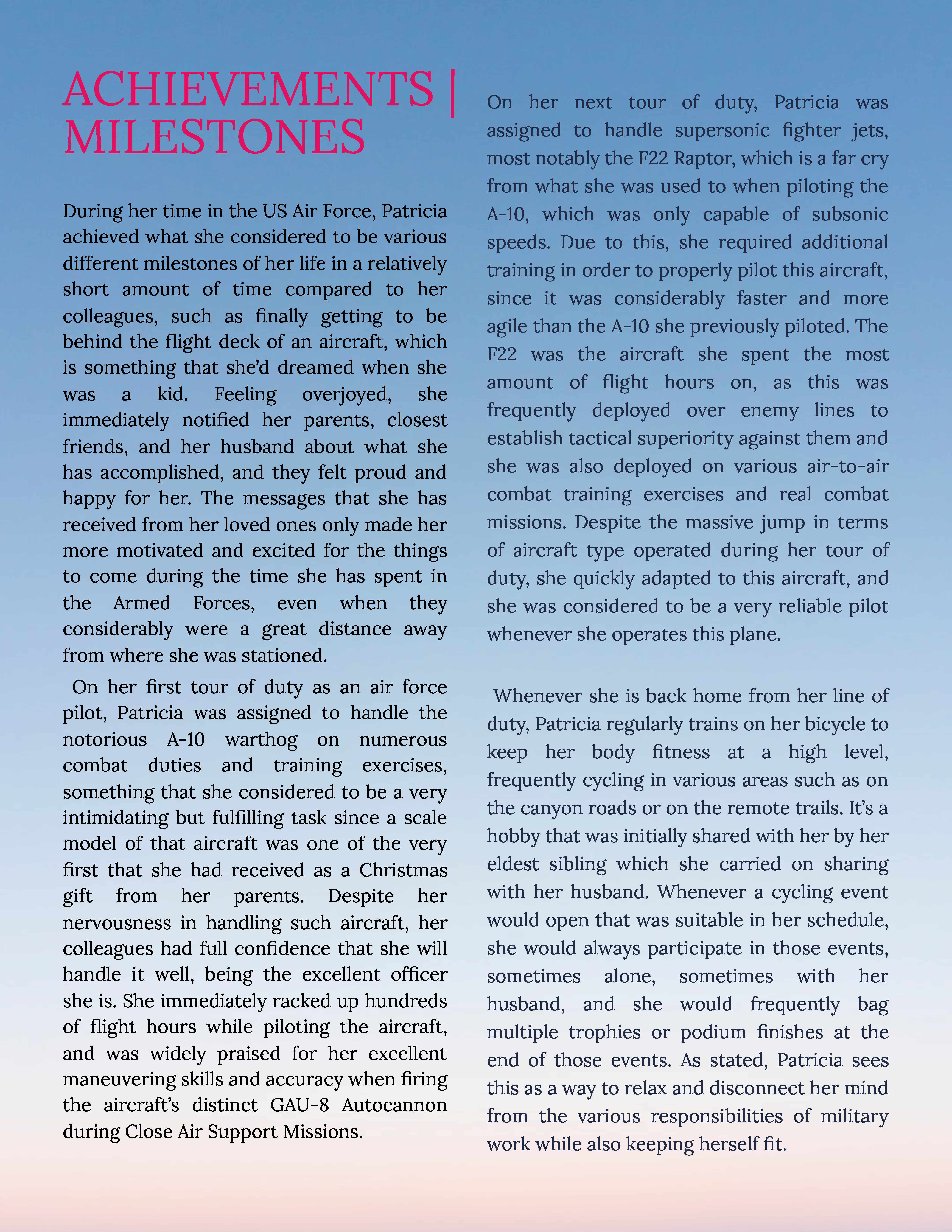 Free School Biography Template to Edit Online