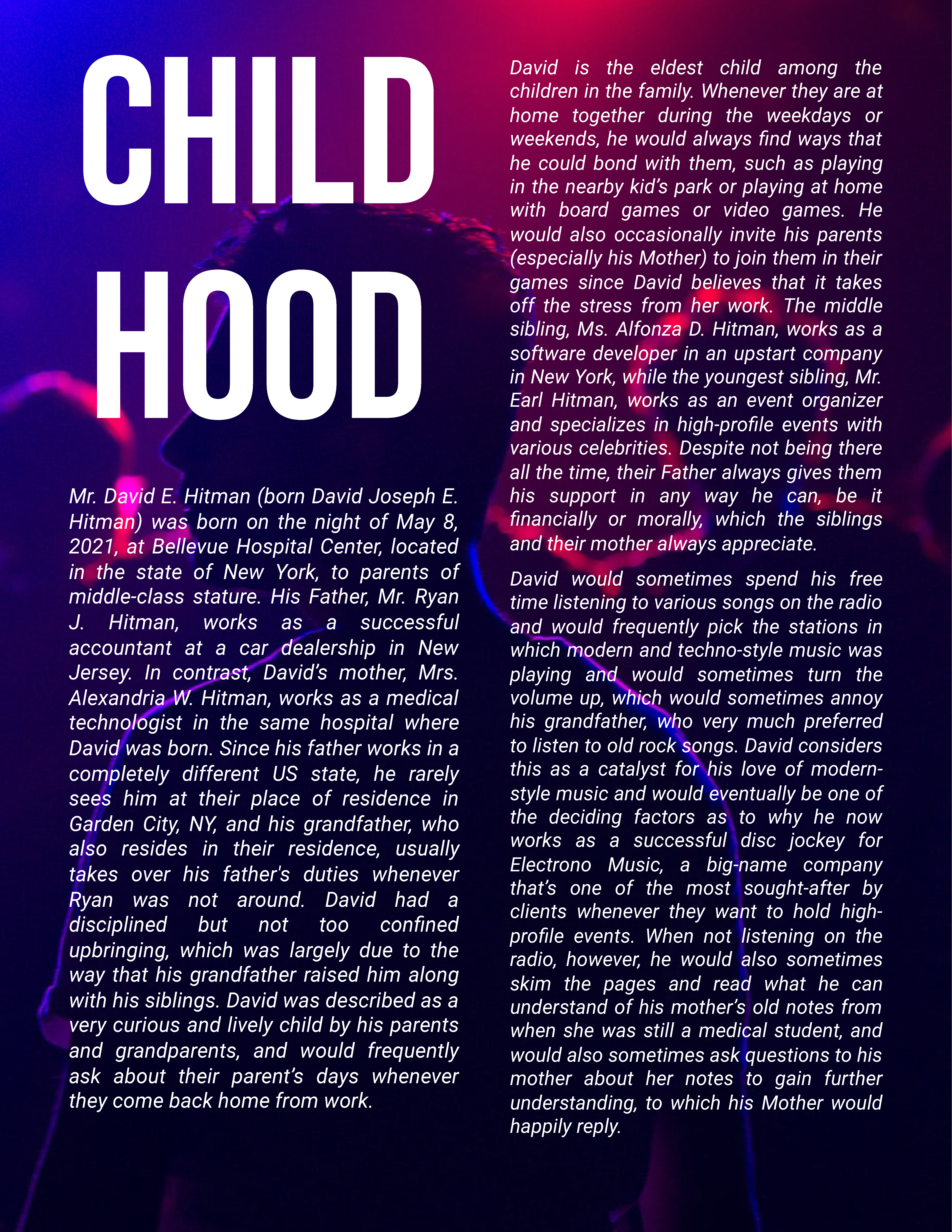 Free Dj Biography Template to Edit Online