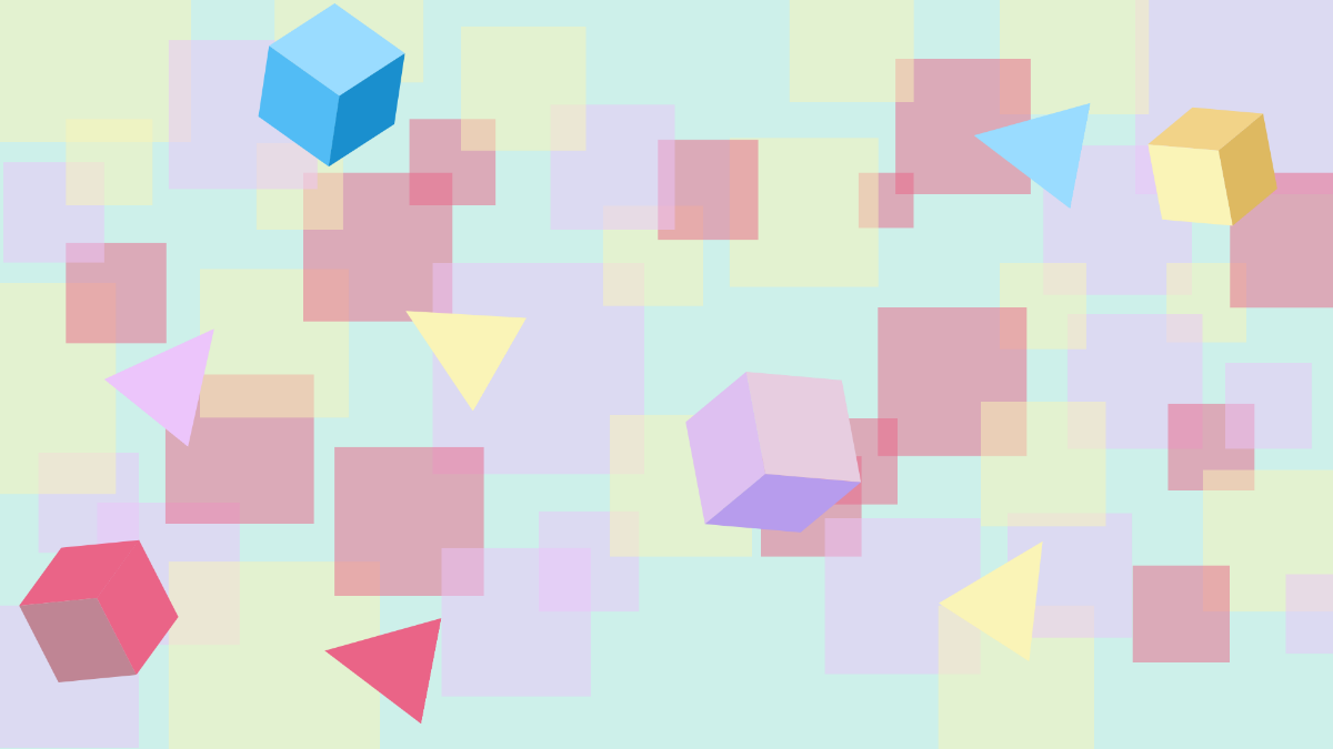 Free Pastel Geometric Background Template