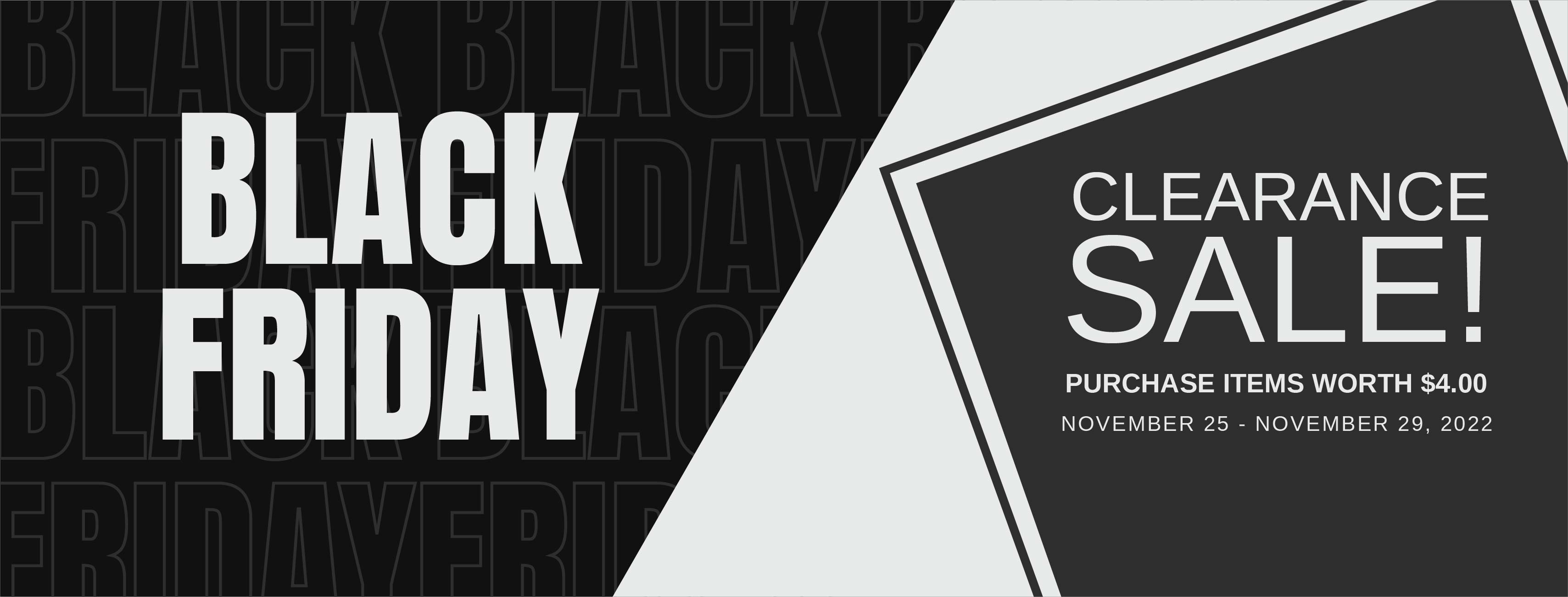 Furniture Black Friday Sale Twitter Banner Template - Venngage