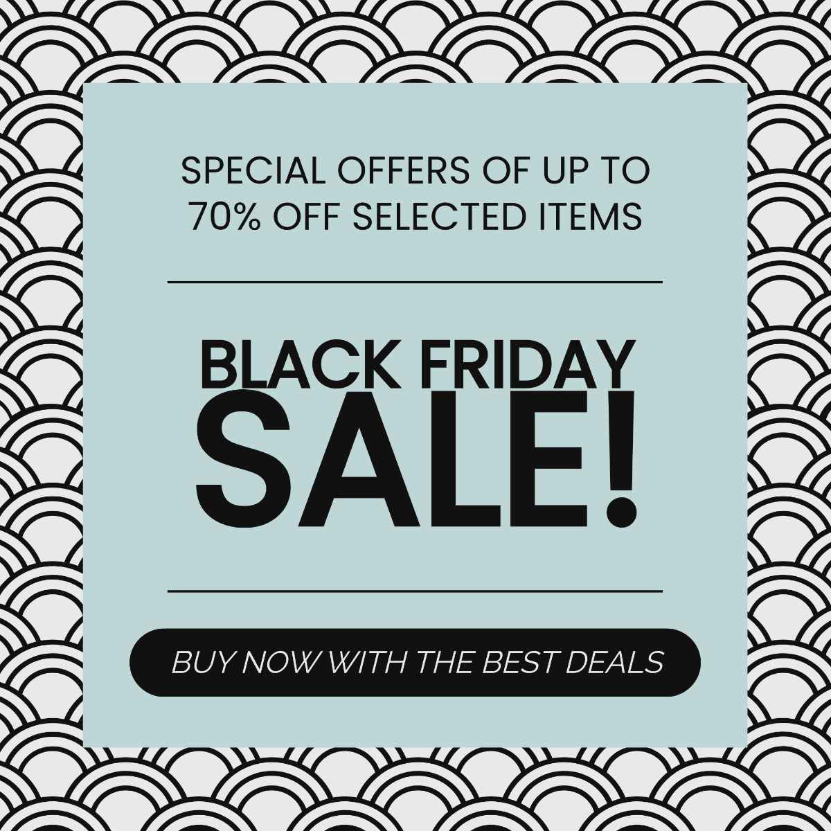 Black Friday Facebook Ad Banner Template