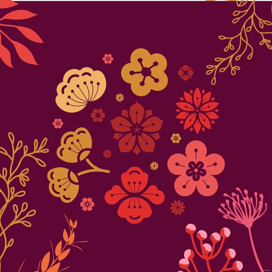 Free Geometric Flower Background in Illustrator, EPS, SVG, JPG, PNG