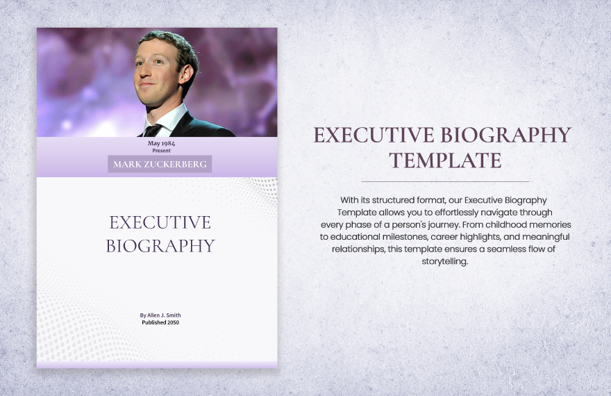 Executive Biography Template