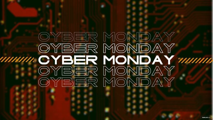Cyber Monday Blur Background