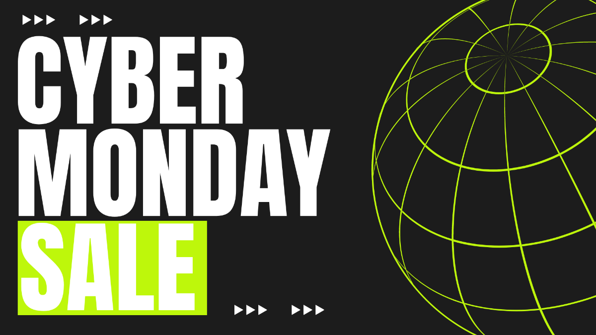 Cyber Monday High Resolution Background Template